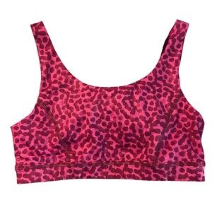 Lululemon Luxtreme® Pink Cheetah Print Bra
